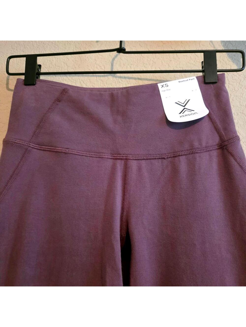 Xersion Purple Bootcut Pants XS - Picture 2 of 5